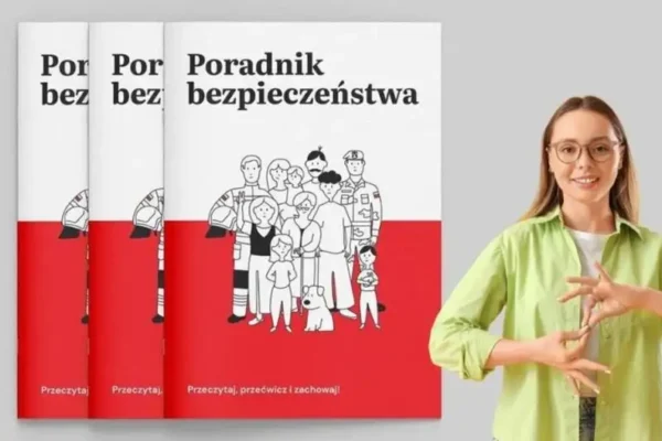 Poradnik bezpieczeństwa dostępny w Polskim Języku Migowym