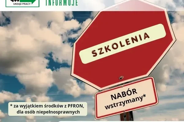 Wstrzymanie naboru wniosków na szkolenia – wyjątek dla osób niepełnosprawnych