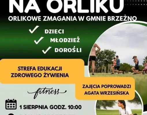 Fitness na Orliku w Brzeźnie – zaproszenie na sportową sobotę