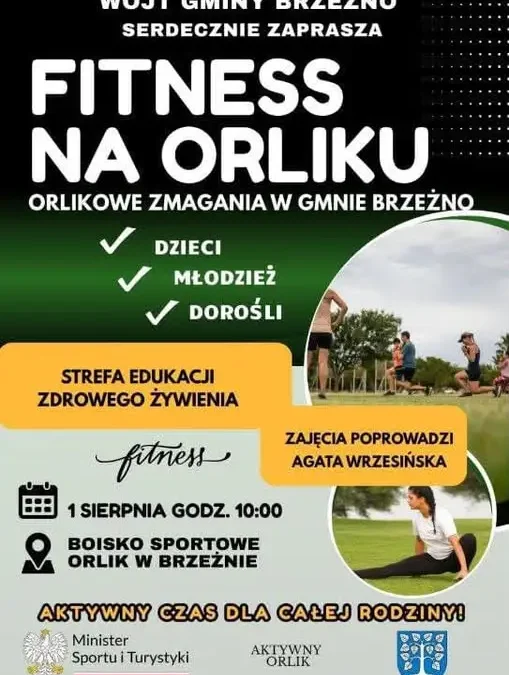 Fitness na Orliku w Brzeźnie – zaproszenie na sportową sobotę