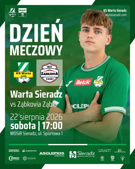Mecz MKS Ząbkovia Ząbki z Wartą Sieradz – zapowiedź 5. kolejki Betclic 3. Ligi