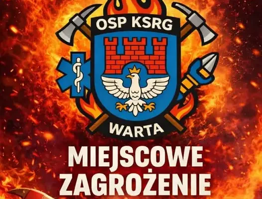 OSP Warta interweniowało przy zagrożeniu atmosferycznym na ul. Koźmińskiej