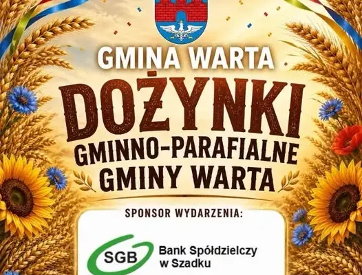 Dożynki Gminno-Parafialne w Ustkowie już 30 sierpnia – Bank Spółdzielczy w Szadku sponsorem