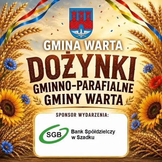 Dożynki Gminno-Parafialne w Ustkowie już 30 sierpnia – Bank Spółdzielczy w Szadku sponsorem