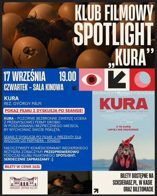 Klub Filmowy SPOTLIGHT w nowym sezonie: więcej spotkań i przedpremierowy seans „Kury”