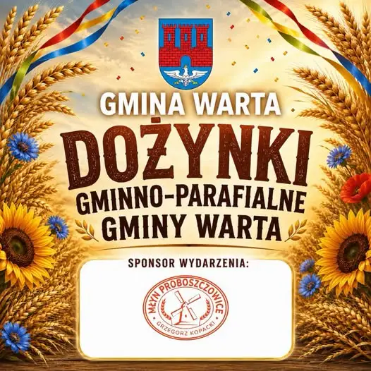Dożynki Gminno-Parafialne w Ustkowie już 30 sierpnia – dziękujemy sponsorom!