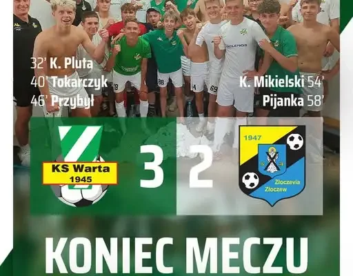 Warta II Sieradz pokonuje Złoczewię i obejmuje pozycję wicelidera