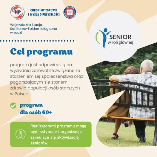 „Senior w roli głównej” – nowy program edukacyjny Inspekcji Sanitarnej