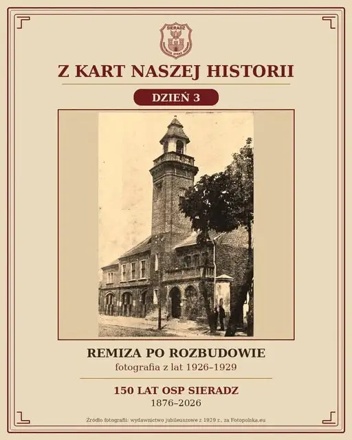 Historia remizy OSP Sieradz: od 1879 roku do dziś