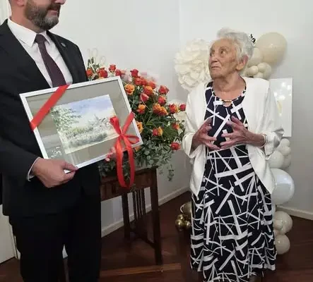 Pani Eligia Cwendrych z Warty świętuje 100. urodziny