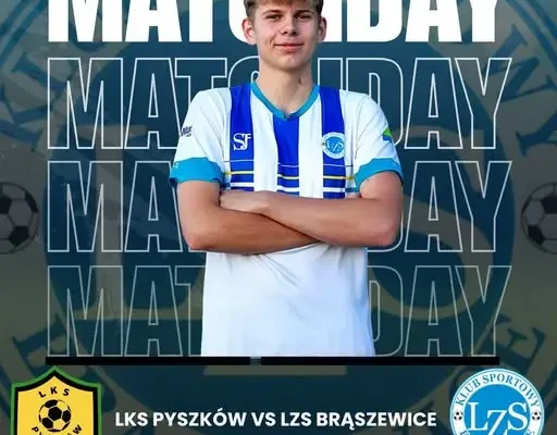 LZS Brąszewice zagra na wyjeździe z LKS Pyszków w 2. kolejce sieradzkiej B klasy