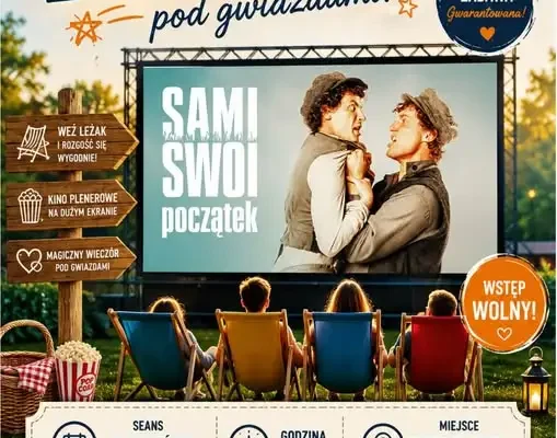 Kino plenerowe w Rossoszycy – piątkowy wieczór pod gwiazdami