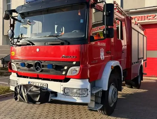 Pożar pozostałości roślinnych w Lubanowie — interweniowała OSP KSRG Błaszki