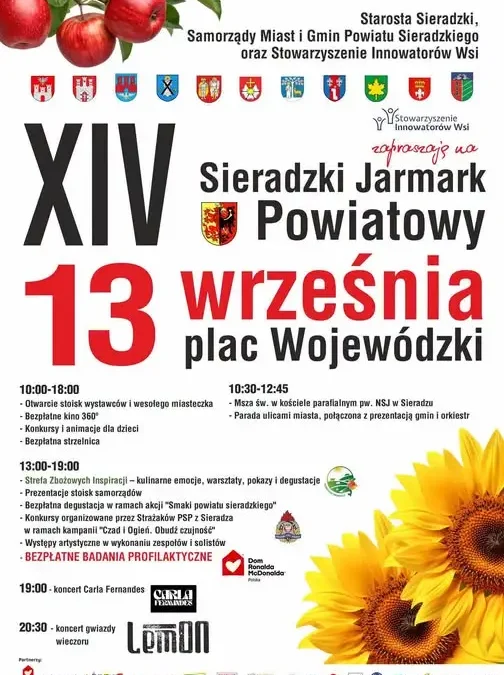XIV Sieradzki Jarmark Powiatowy już w niedzielę – Gmina Sieradz stawia na KGW Charłupia Mała