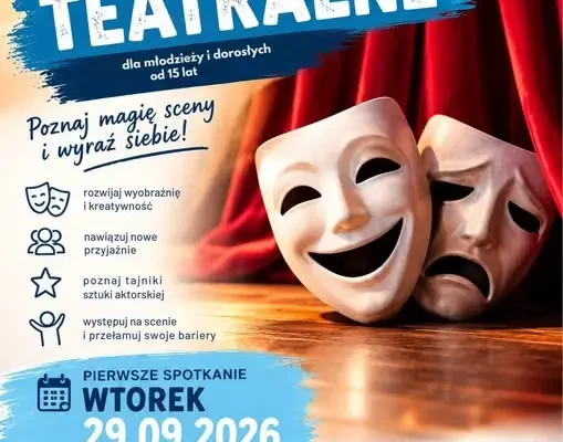 Warsztaty teatralne w Warckim Centrum Kultury – zapisy trwają