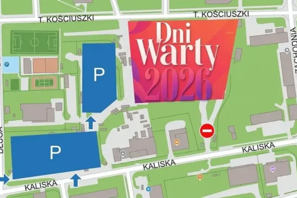 Dni Warty 2026: dwa bezpłatne parkingi dla uczestników wydarzenia