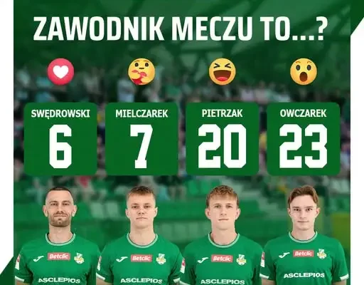 Warta Sieradz wybiera zawodnika meczu z Olimpią Zambrów. Kibice głosują!