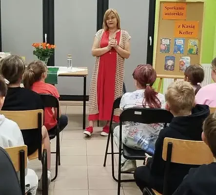 Kasia Keller spotkała się z czytelnikami w Bibliotece Głównej w Sieradzu