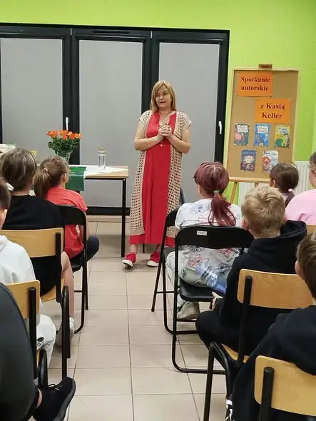 Kasia Keller spotkała się z czytelnikami w Bibliotece Głównej w Sieradzu