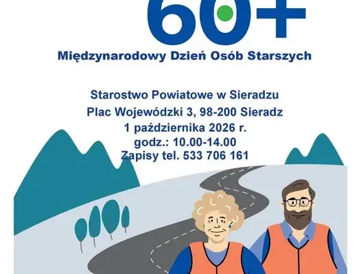 Bezpieczni 60+ w Sieradzu – bezpłatne warsztaty dla seniorów już 1 października